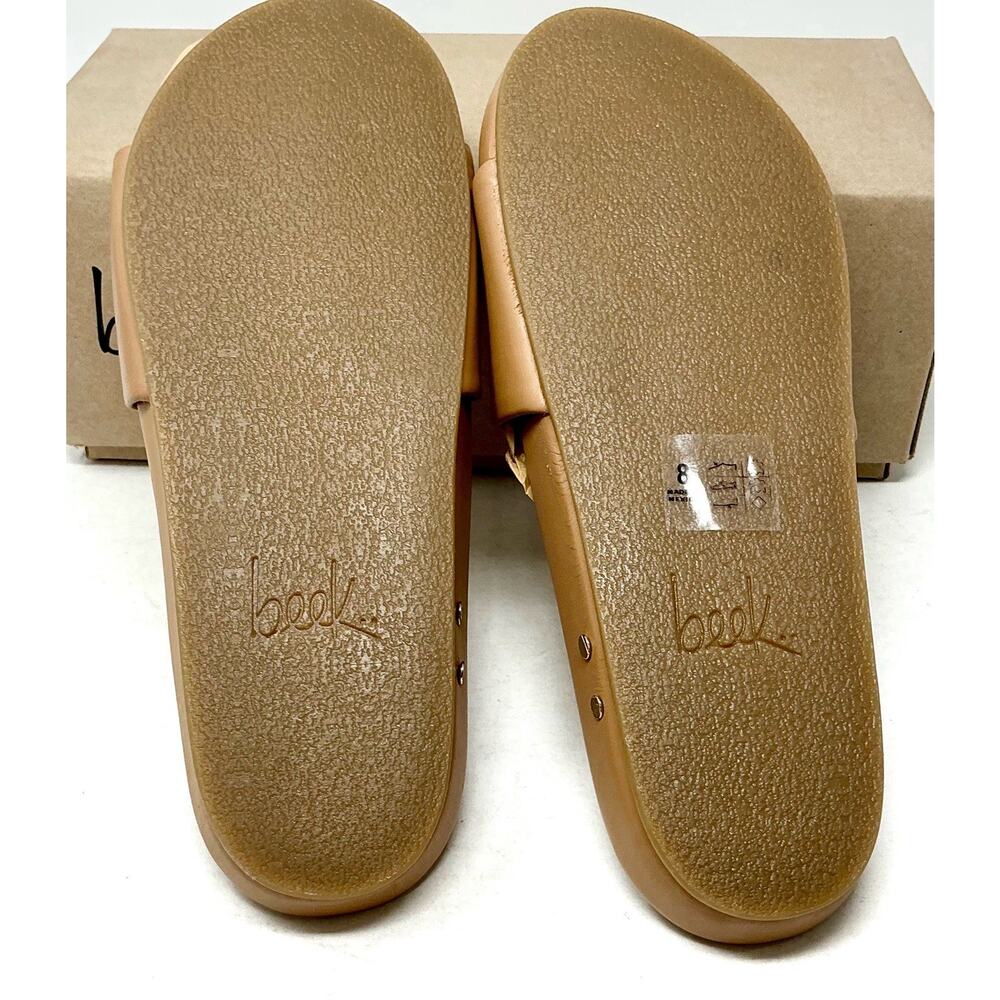 Beek Gallito Leather Sandals Honey Brown Women Comfort Sandals NIB - Picture 7 of 13